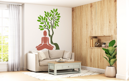 MaxxxMart - God's Theme Wall Stencil (Inches)