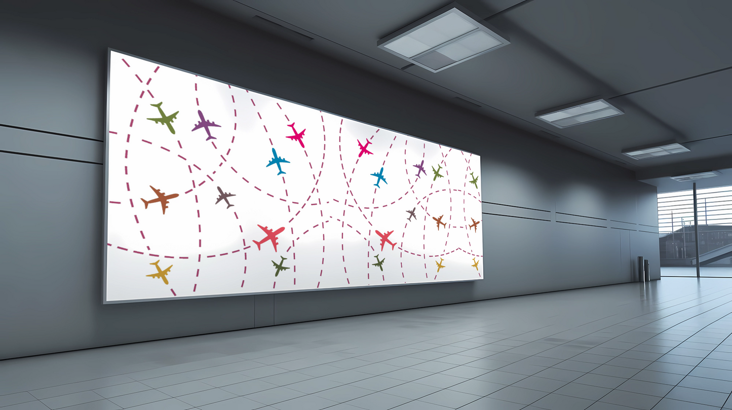 MaxxxMart -Multi Theme Wall Stencil-4 (Inches)