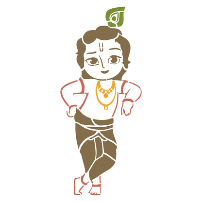 MaxxxMart - God Theme Wall Stencil-2 (Inches)