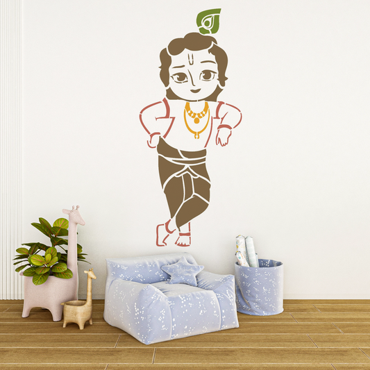 MaxxxMart - God Theme Wall Stencil-2 (Inches)
