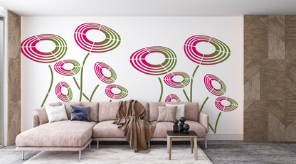 MaxxxMart -Multi Theme Wall Stencil-3 (Inches)