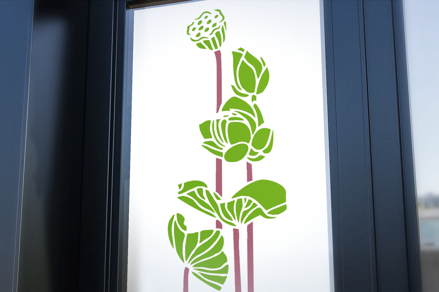 MaxxxMart-Flower Pattern Wall stencil (Inches)