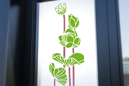 MaxxxMart-Flower Pattern Wall stencil (Inches)