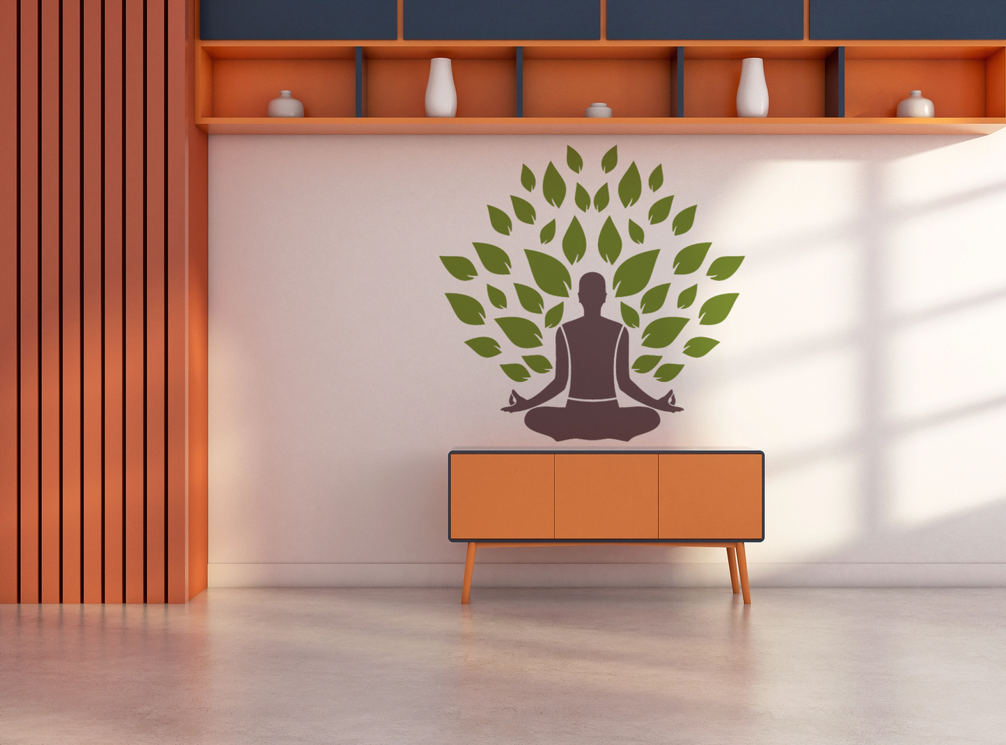 MaxxxMart - God's Theme Wall Stencil (Inches)