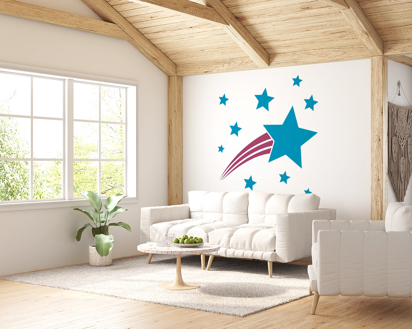 MaxxxMart -Multi Theme Wall Stencil-4 (Inches)