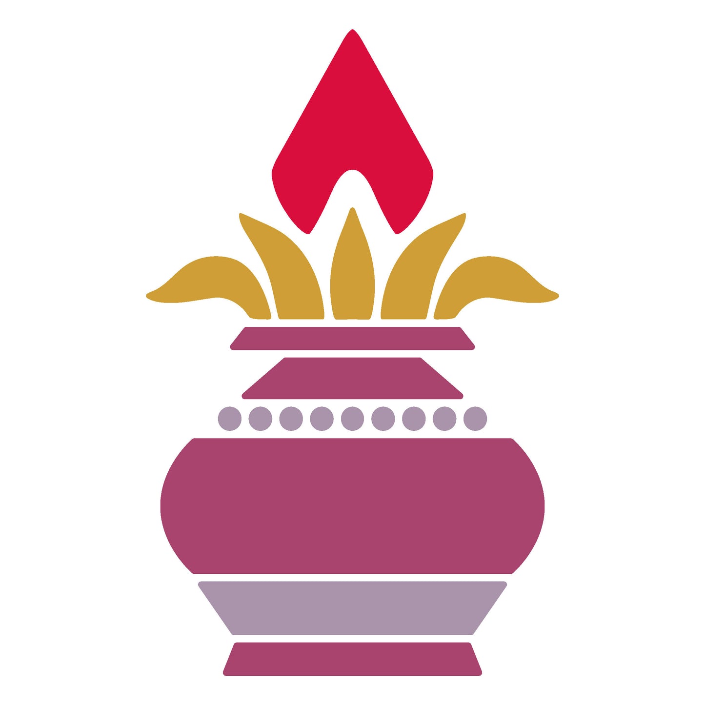 MaxxxMart - God's Theme Wall Stencil-3 (Inches)