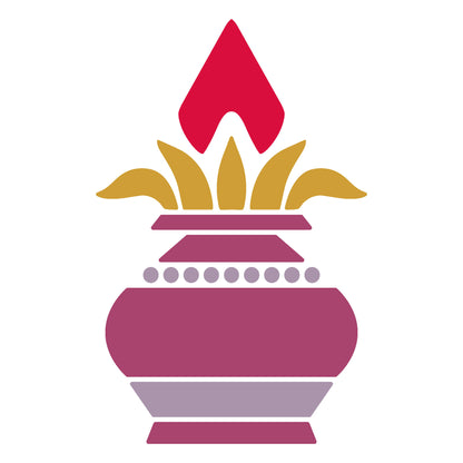 MaxxxMart - God's Theme Wall Stencil-3 (Inches)