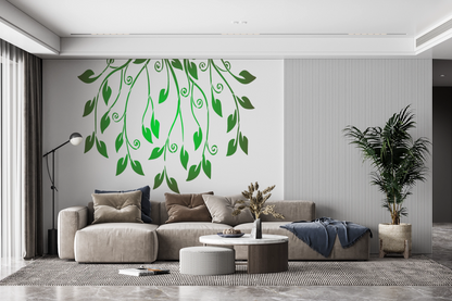 MaxxxMart-Leaves Pattern Wall stencil (Inches)