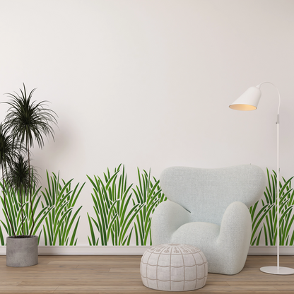 MaxxxMart-Leaves Pattern Wall stencil (Inches)