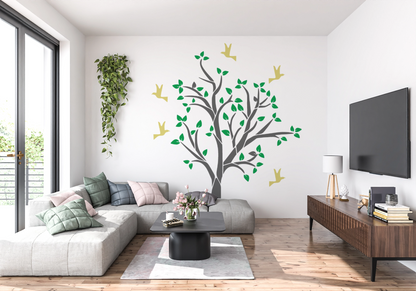 MaxxxMart - Trees And Branches Wall Stencil-7 (Inches)