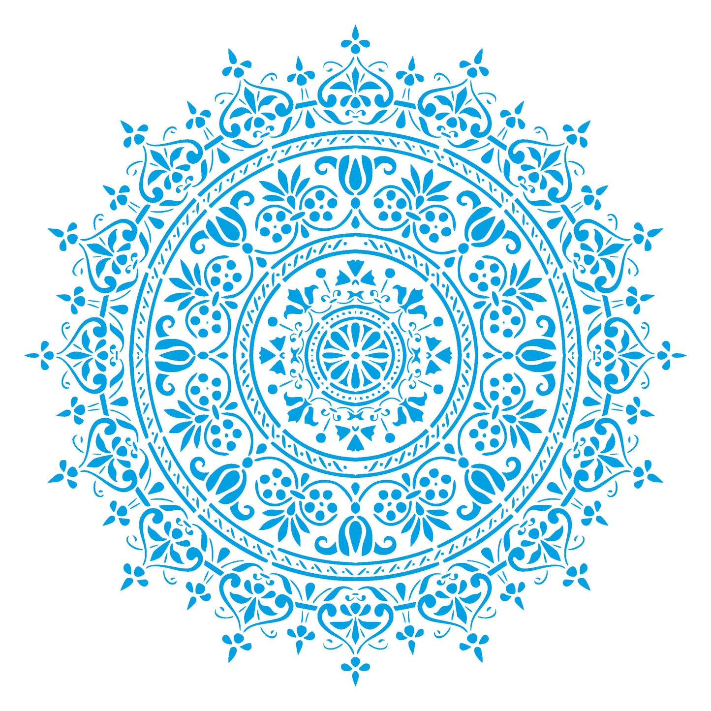 MaxxxMart -Mandala's   Wall Stencil-4 (Inches)