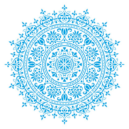 MaxxxMart -Mandala's   Wall Stencil-4 (Inches)