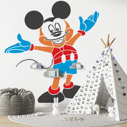 MaxxxMart -Cartoon  Wall Stencil-2 (Inches)