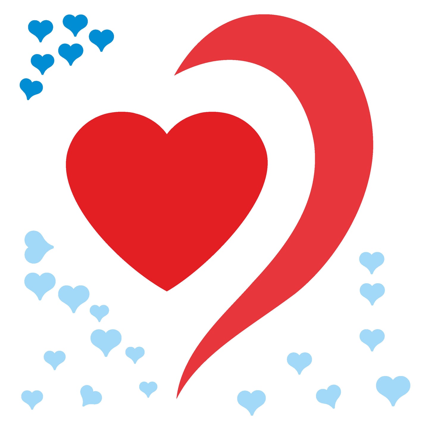 MaxxxMart - Love Theme And Frame Wall Stencil(Inches)