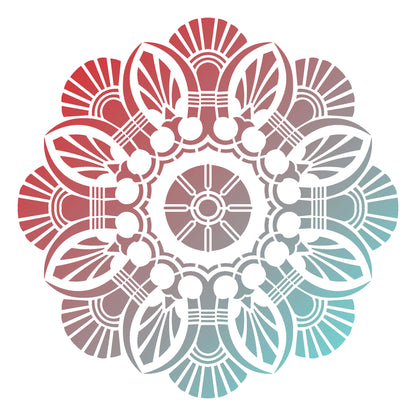 MaxxxMart -Mandala's   Wall Stencil-4 (Inches)