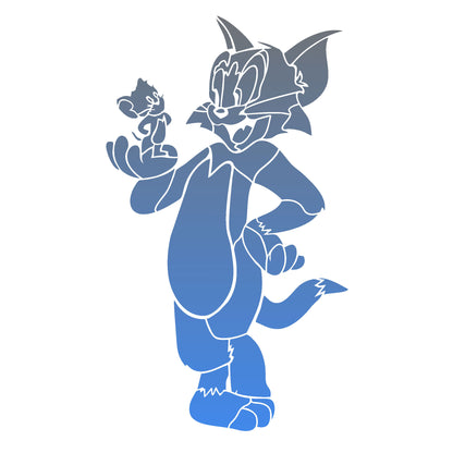 MaxxxMart -Cartoon  Wall Stencil-2 (Inches)