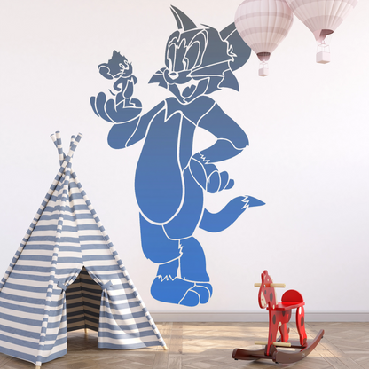 MaxxxMart -Cartoon  Wall Stencil-2 (Inches)