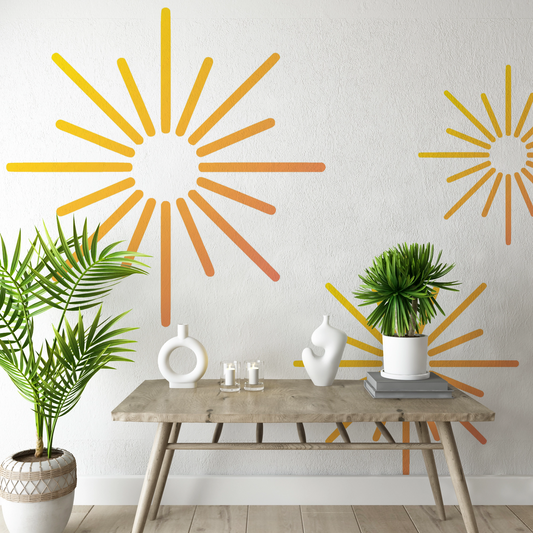 MaxxxMart - Wall Pattern Stencil-1 (Inches)