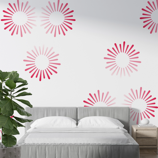 MaxxxMart - Wall Pattern Stencil-1 (Inches)