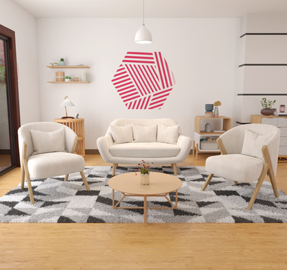 MaxxxMart - Wall Pattern Stencil-2(Inches)