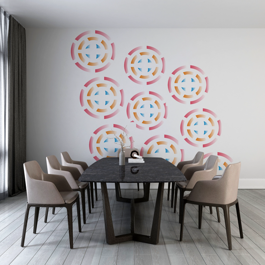 MaxxxMart - Wall Pattern Stencil-2(Inches)