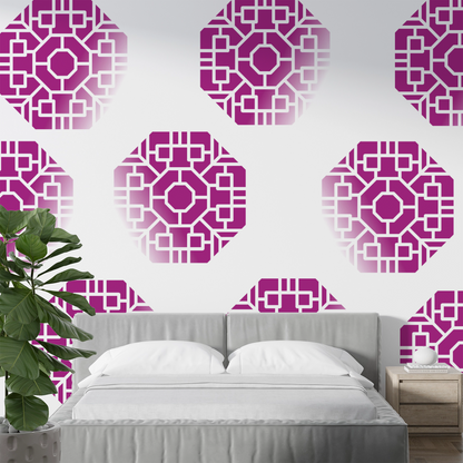 MaxxxMart - Wall Pattern Stencil-3 (Inches)