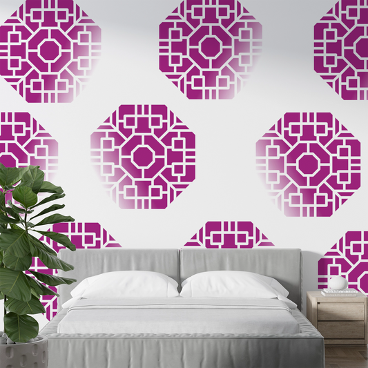 MaxxxMart - Wall Pattern Stencil-3 (Inches)
