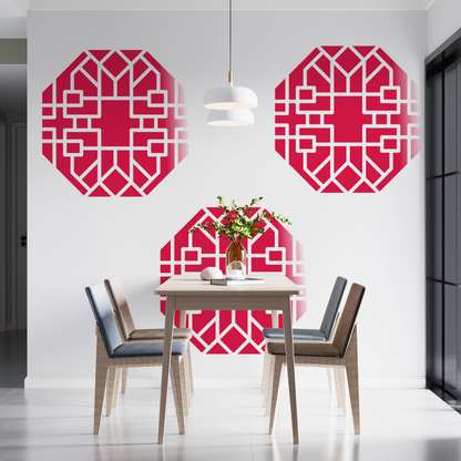 MaxxxMart - Wall Pattern Stencil-3 (Inches)