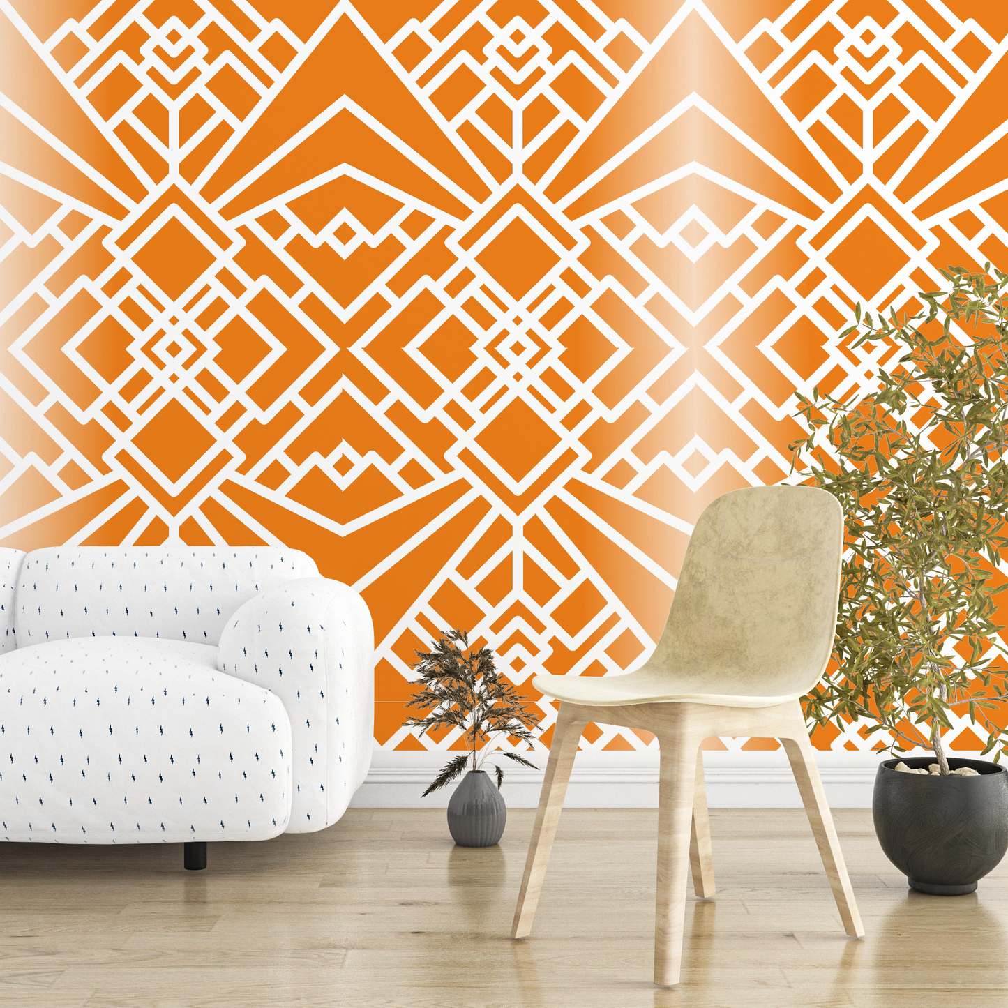 MaxxxMart - Wall Pattern Stencil-4 (Inches)