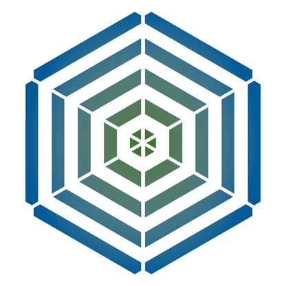 MaxxxMart -Tiles Pattern Wall Stencil (Inches)