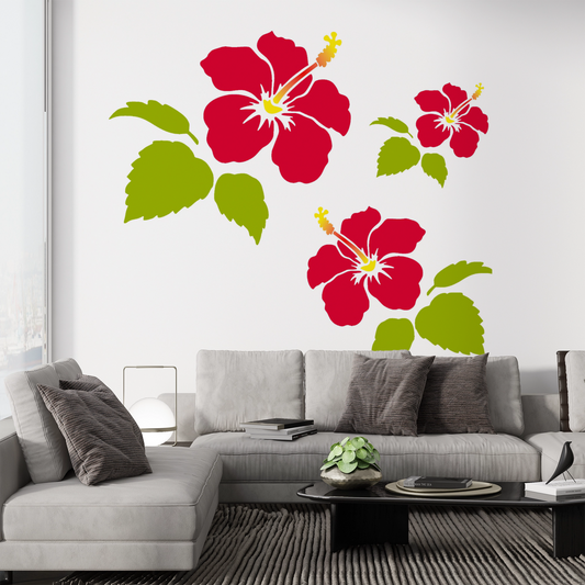MaxxxMart -Flower Wall Stencil (Inches)
