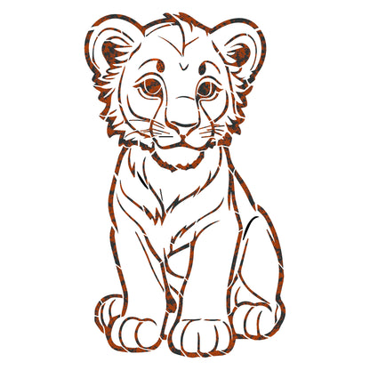 MaxxxMart -Animal's Theme  Wall Stencil (Inches)