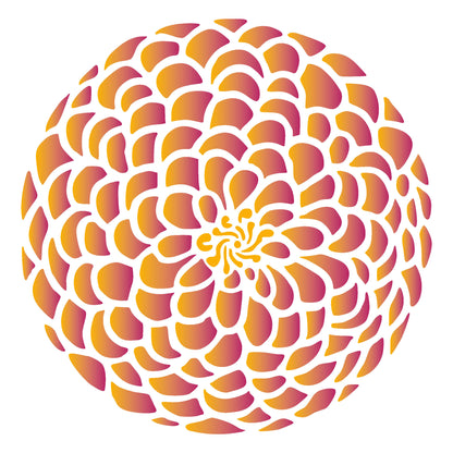 MaxxxMart -Mandala Pattern  Wall Stencil-1 (Inches)