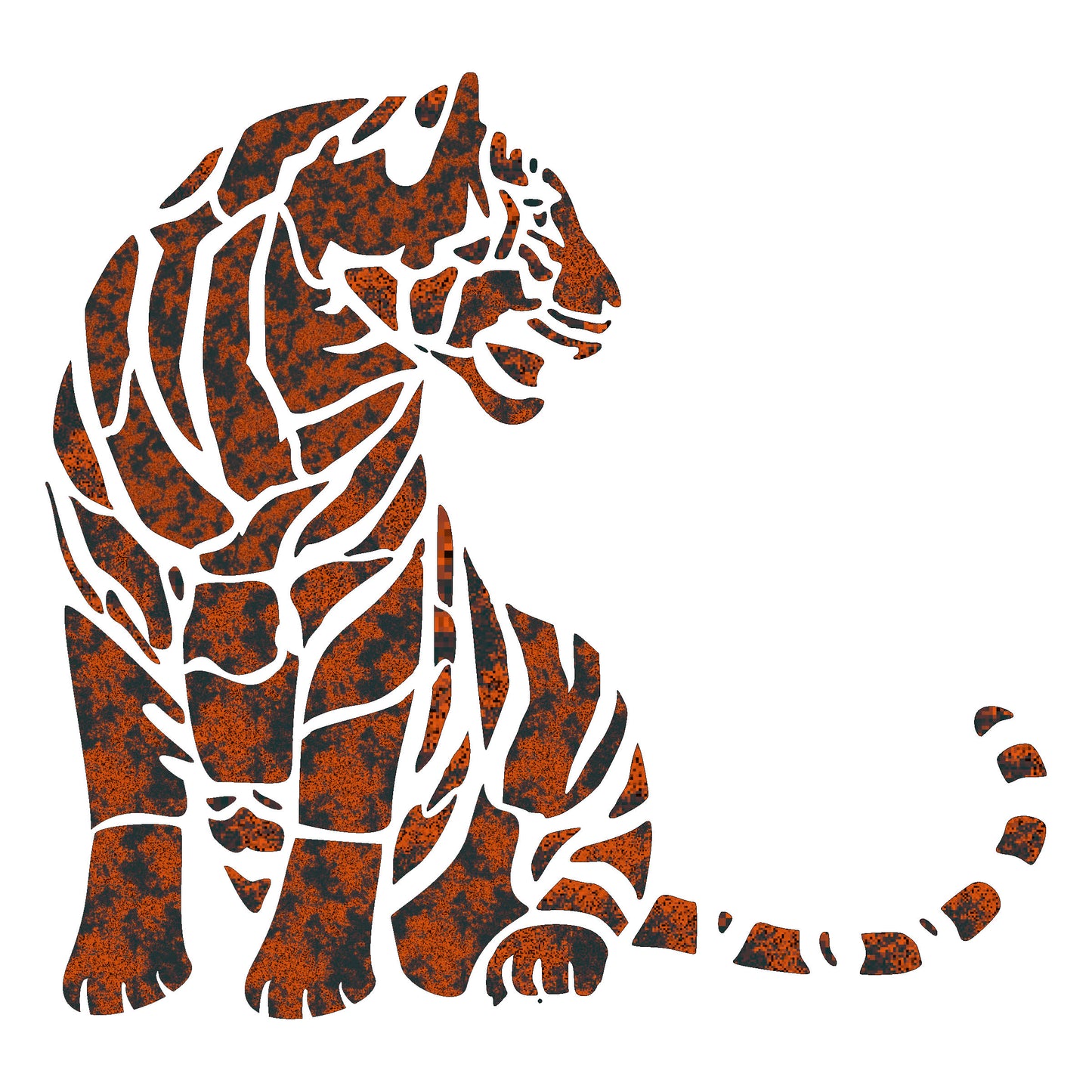 MaxxxMart -Animal's Theme  Wall Stencil (Inches)