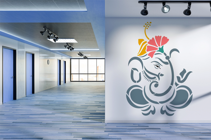 MaxxxMart -God's Theme Wall Stencil-2 (Inches)