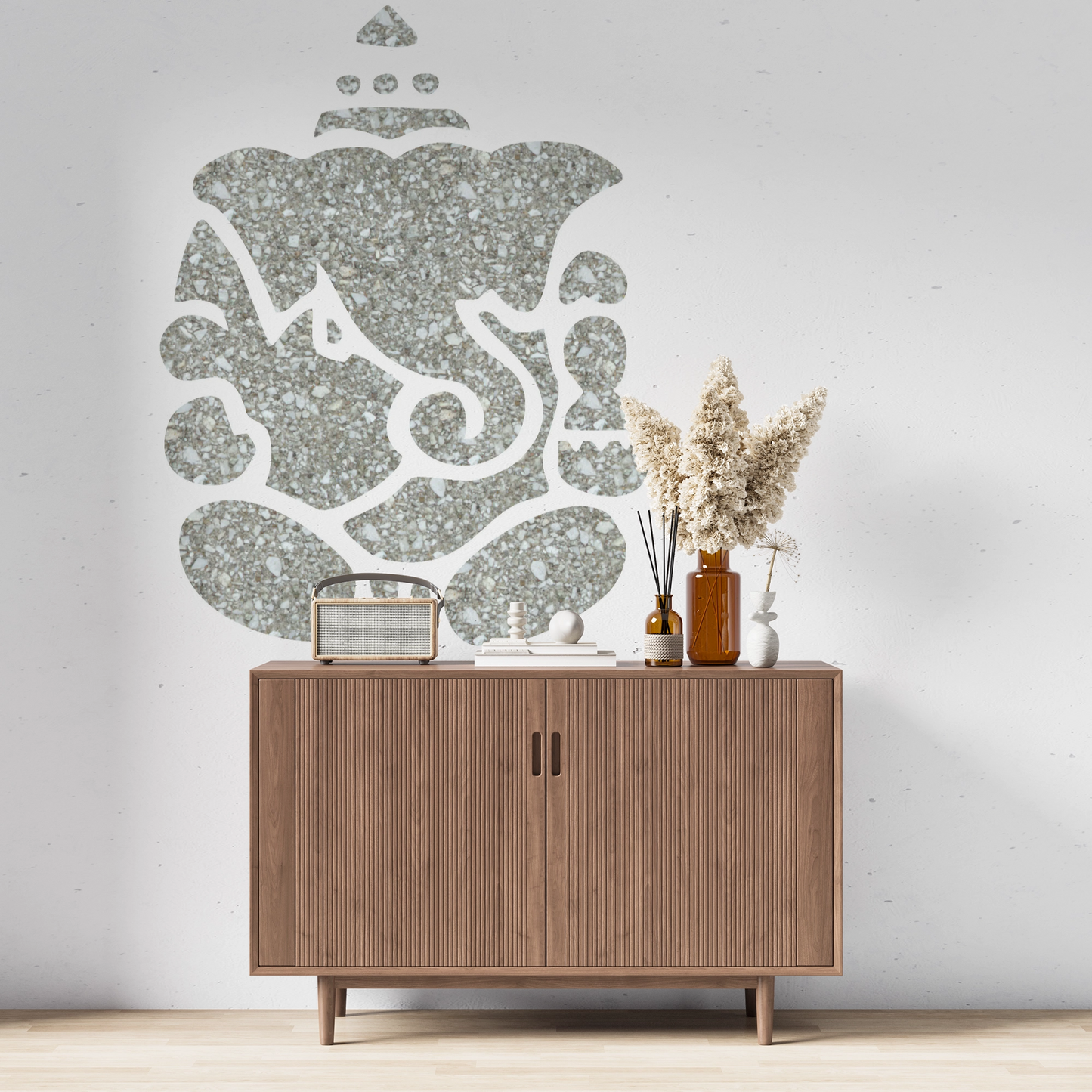 MaxxxMart -God's Theme Wall Stencil-2 (Inches)