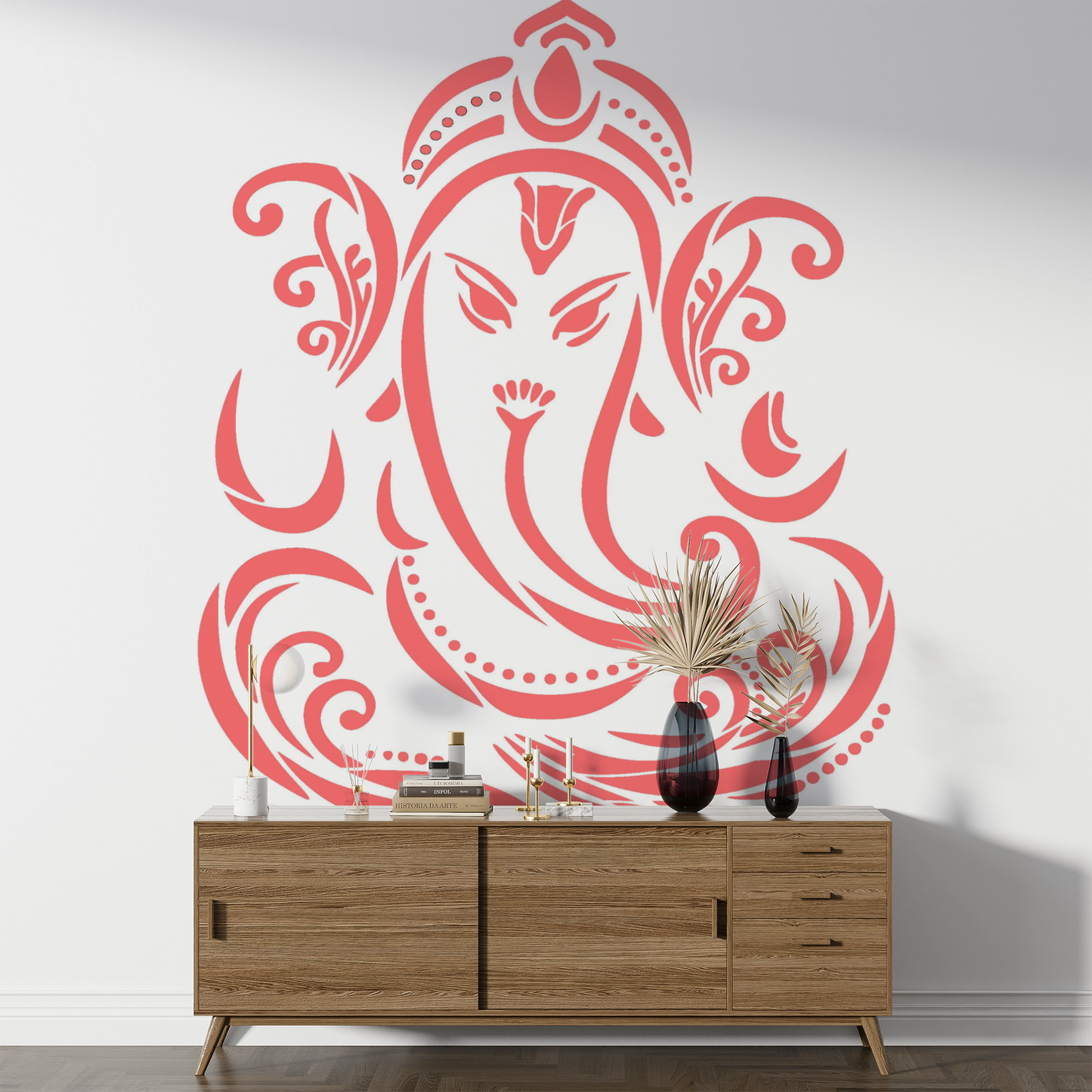 MaxxxMart -God's Theme Wall Stencil-2 (Inches)