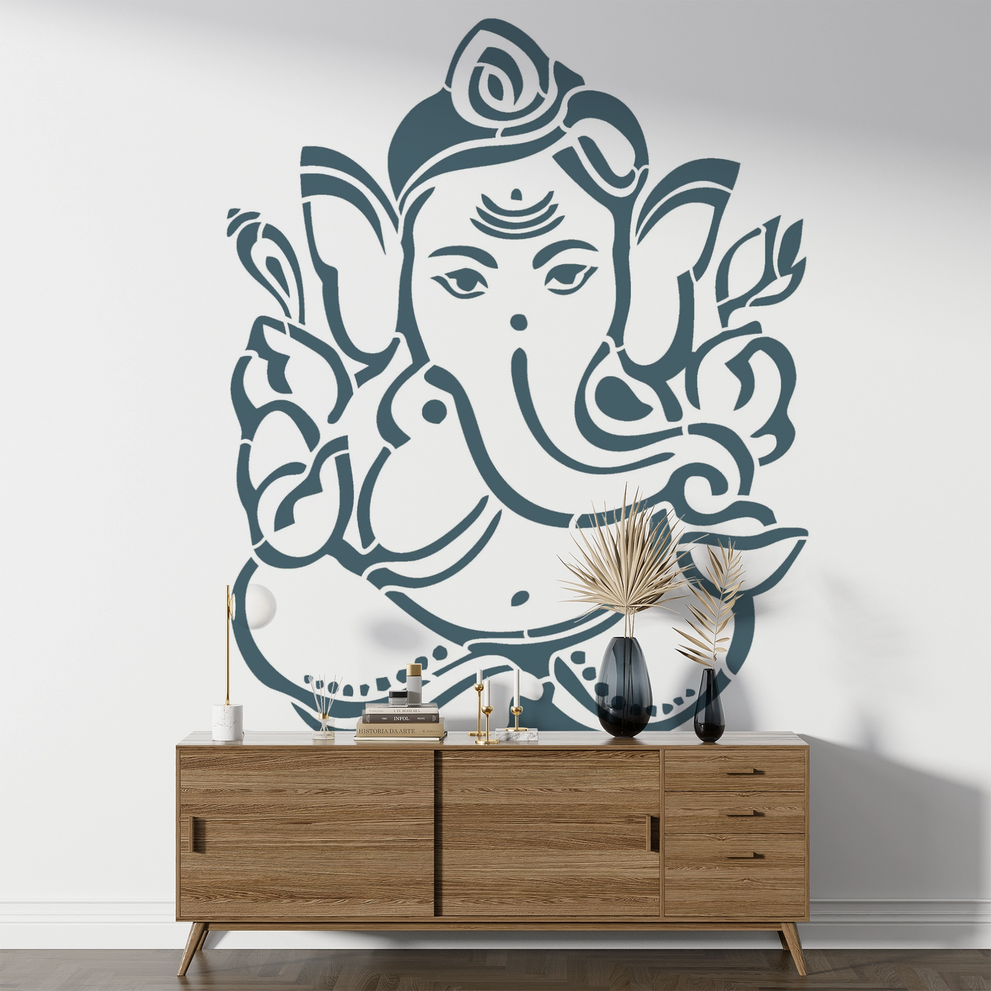 MaxxxMart -God's Theme Wall Stencil-2 (Inches)