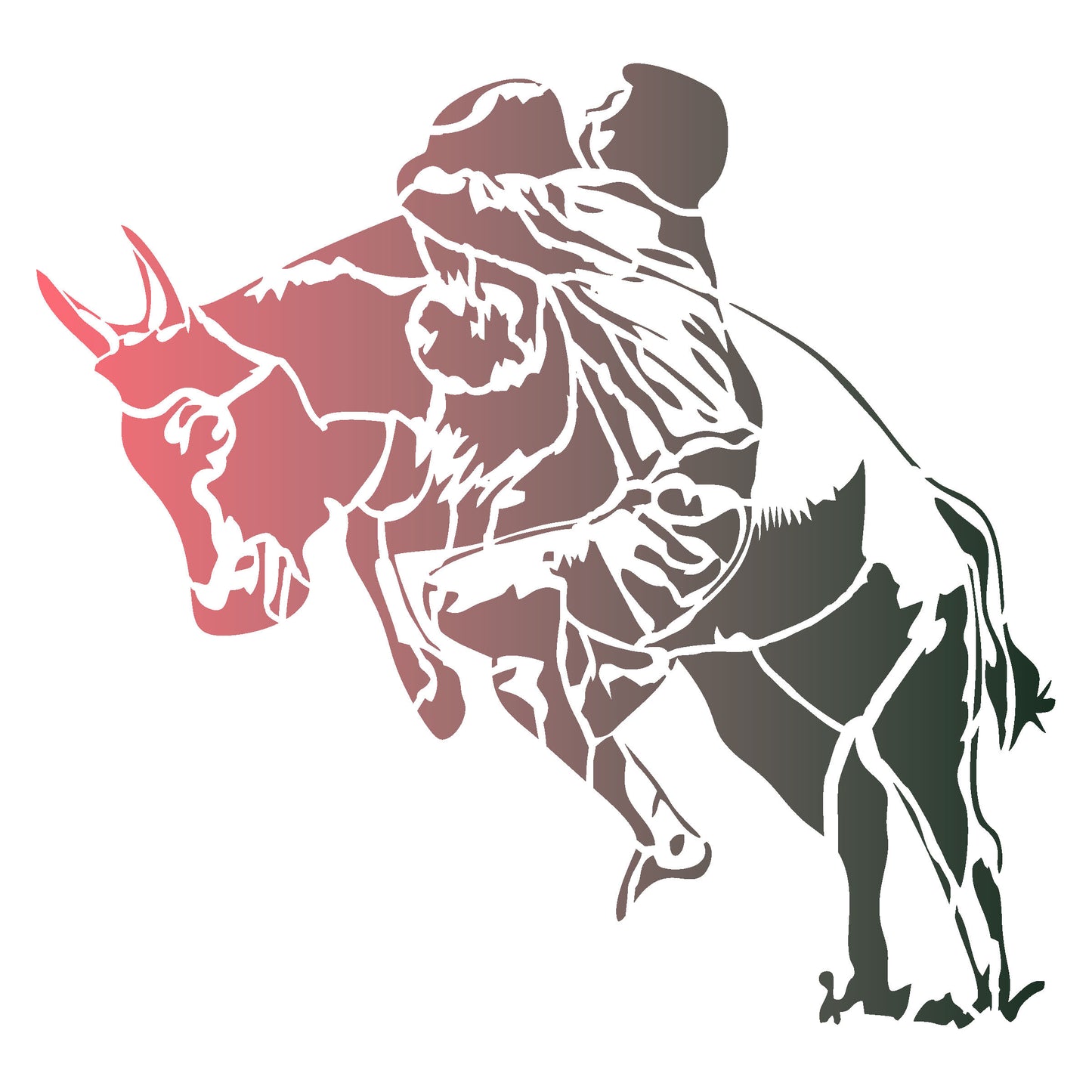 MaxxxMart -Animal's Theme  Wall Stencil (Inches)