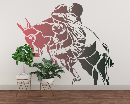 MaxxxMart -Animal's Theme  Wall Stencil (Inches)