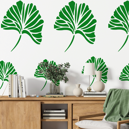 MaxxxMart -Leaf Pattern  Wall Stencil (Inches)