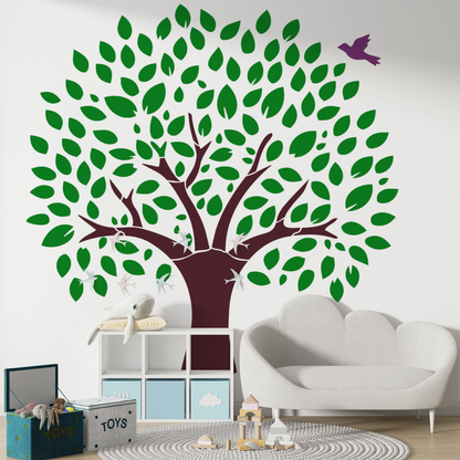 MaxxxMart -Trees And Branches Wall Stencil (Inches)
