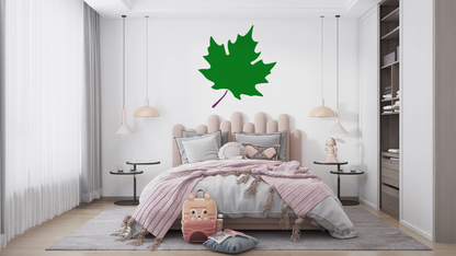 MaxxxMart -Leaf Pattern  Wall Stencil (Inches)