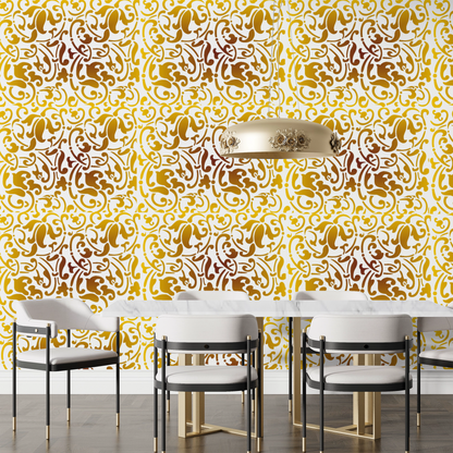 MaxxxMart -Tiles Pattern Wall Stencil (Inches)