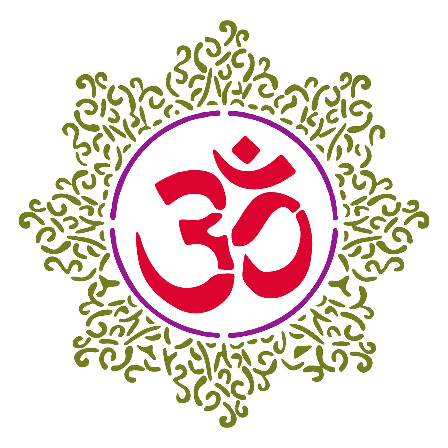 MaxxxMart -Mandala Pattern  Wall Stencil-1 (Inches)