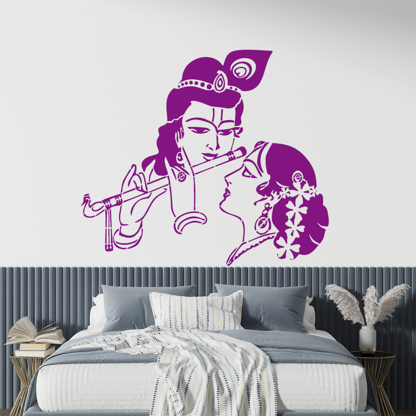 MaxxxMart -God's Theme Wall Stencil-4 (Inches)