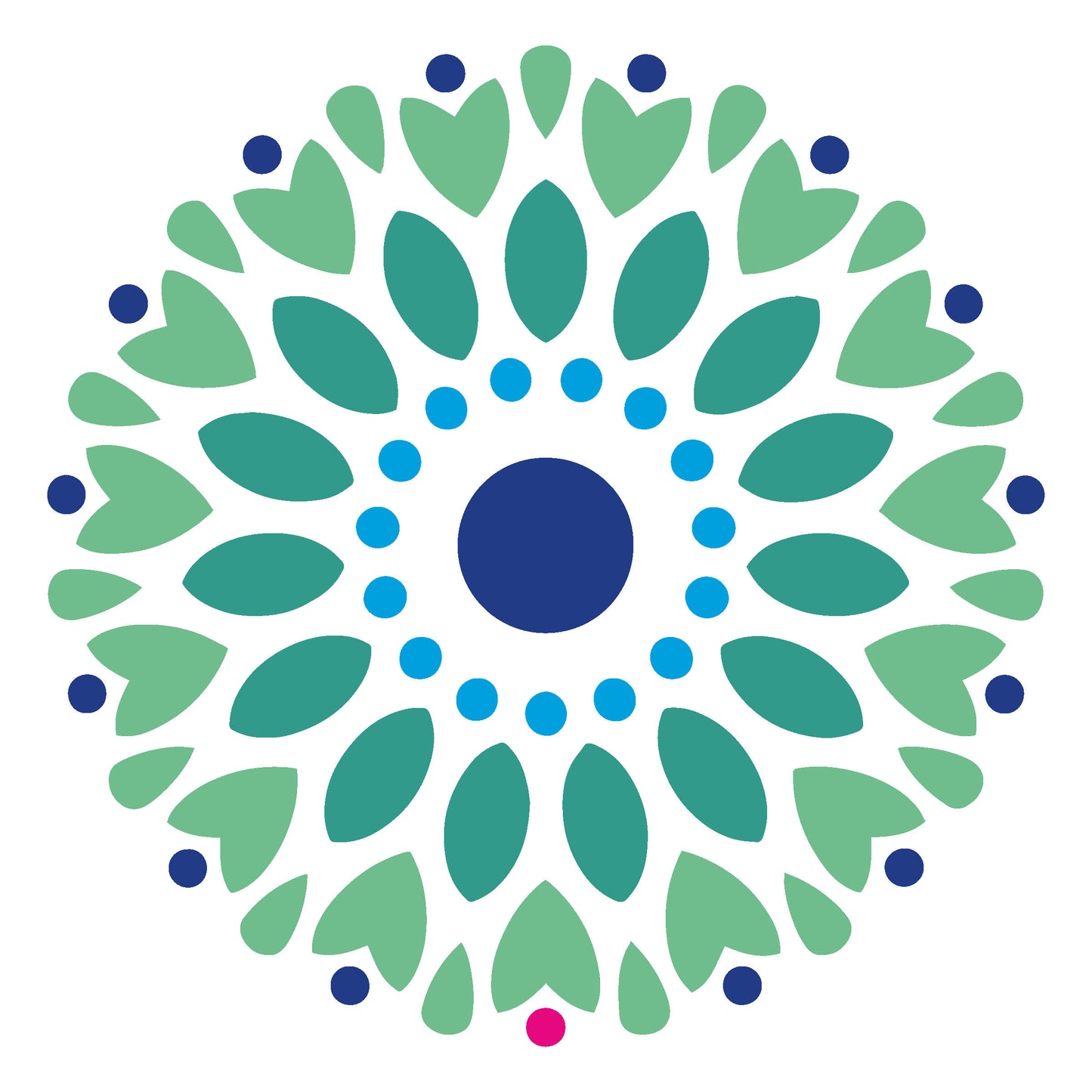 MaxxxMart -Mandala Pattern  Wall Stencil-1 (Inches)