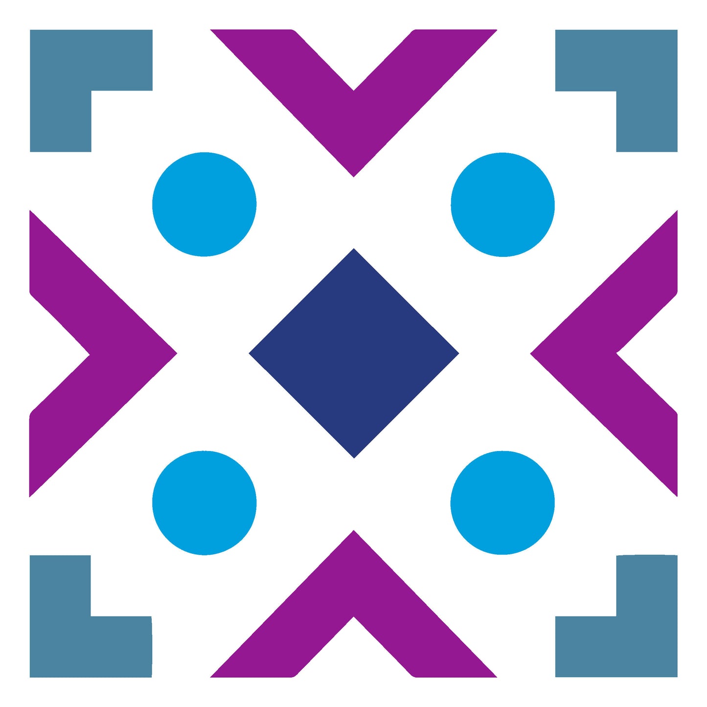 MaxxxMart -Tiles Pattern  Wall Stencil (Inches)