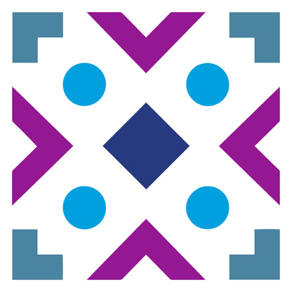 MaxxxMart -Tiles Pattern  Wall Stencil (Inches)