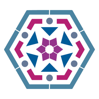 MaxxxMart -Tiles Pattern  Wall Stencil (Inches)